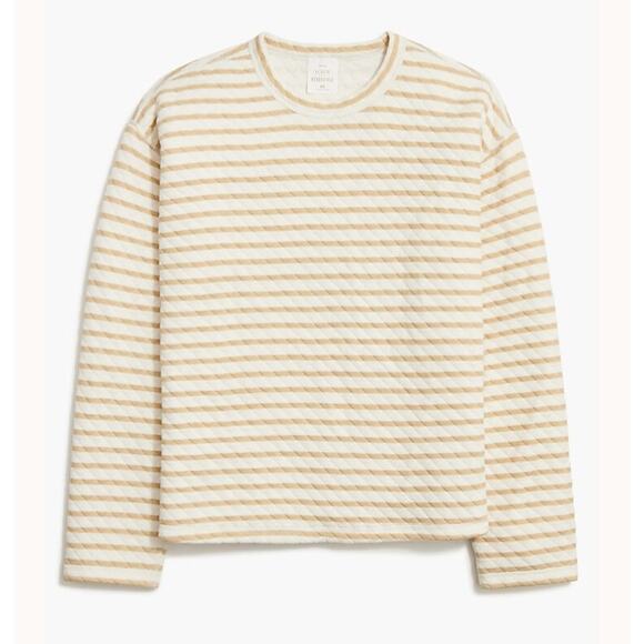 J. Crew Factory Women's Reversible Long Sleeves Quilted Pullover S Small New - Picture 1 of 9